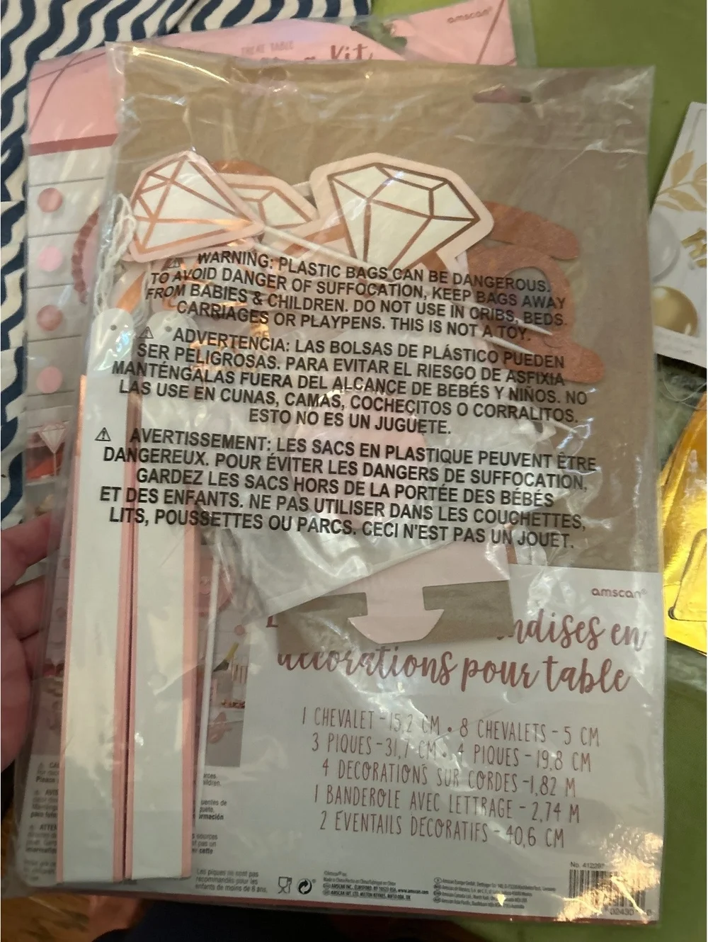 She Said Yes Bridal Shower Party Decoration Kit
